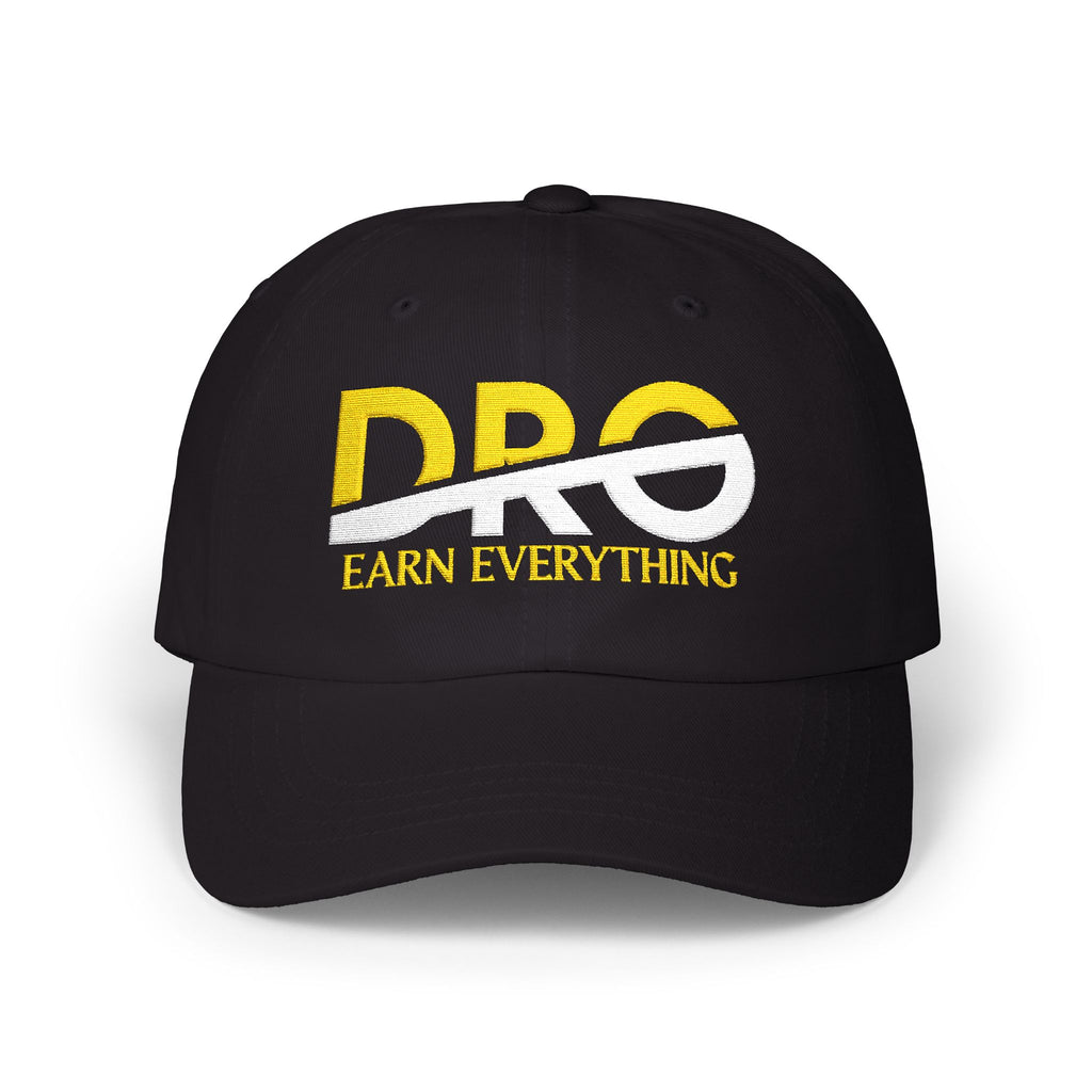 Classic Dad Cap — "PRO" Earn Everything Embroidered Baseball Hat