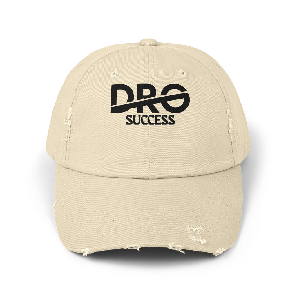 Distressed Dad Hat - "Pro Success" Embroidered Baseball Cap